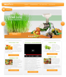 Сайт визитка компании Biojuicers