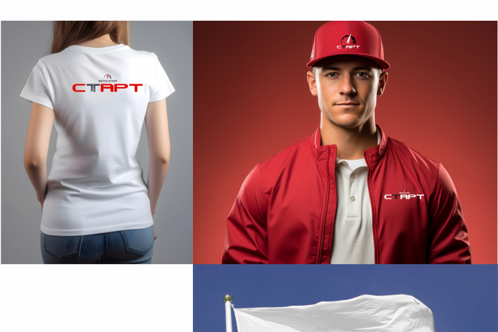 Логотип и фирменный стиль автосалона "Старт"