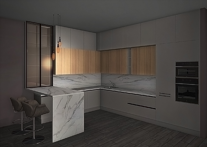 Кухня в современном стиле