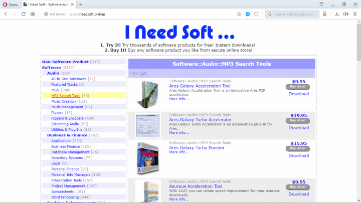 020 - I Need Soft website