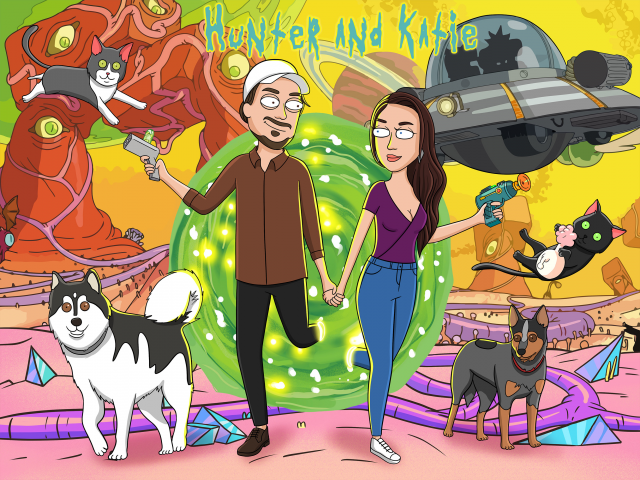 Портрет Rick & Morty