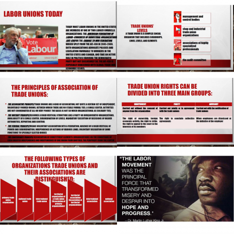 Презентация на тему "Labour movement"