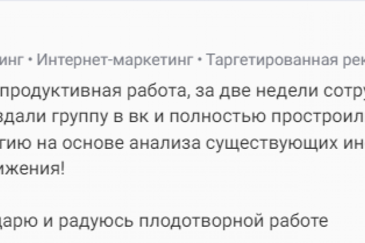 Маркетинговая стратегия