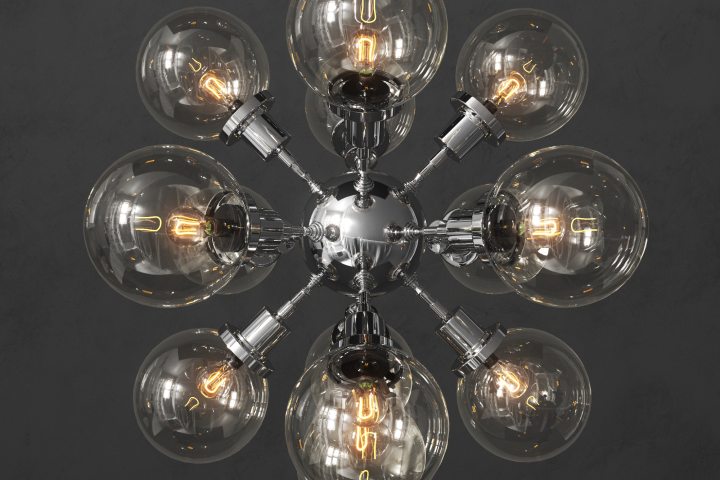 Моделирование люстры Chandelier Ludlow