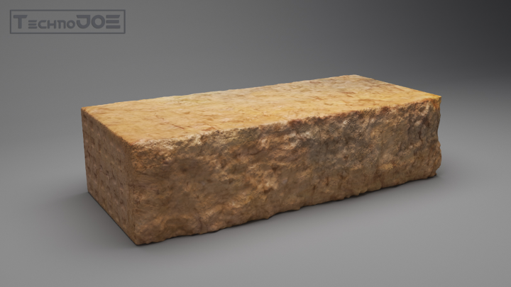 3d модель кирпича с текстурами