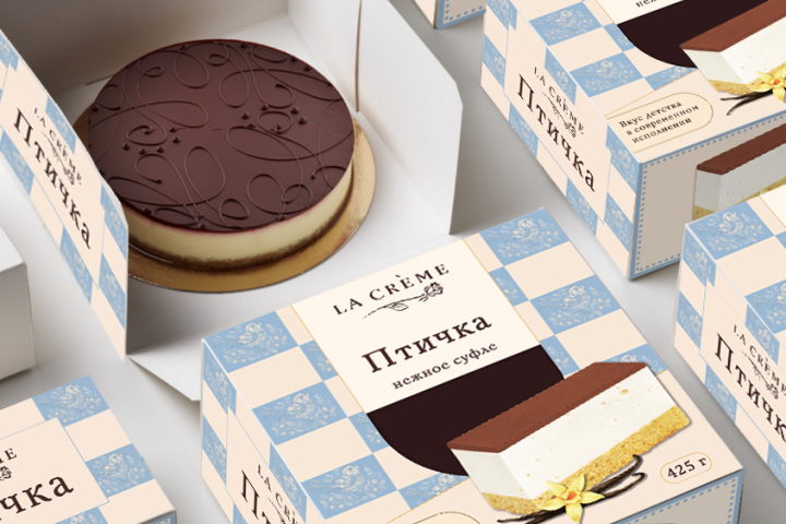 Упаковка для торта "Птичка"