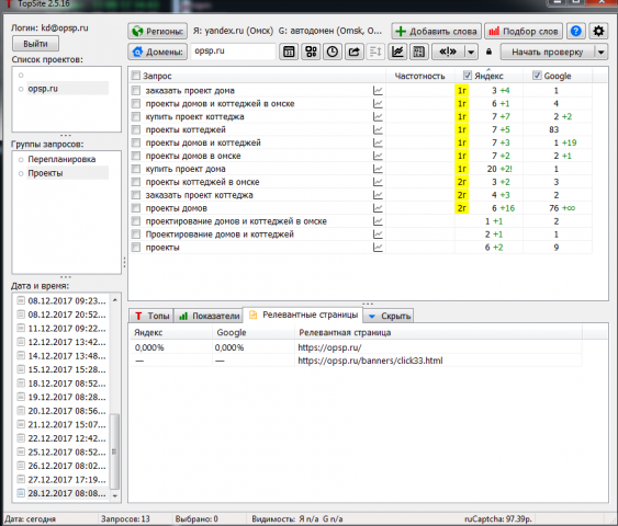 Проекты за 2 месяца работы
