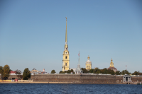 вид на Петропавловскую крепость (Санкт-Петербург)