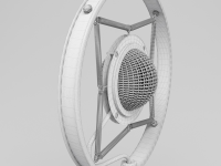 High-poly модель микрофона