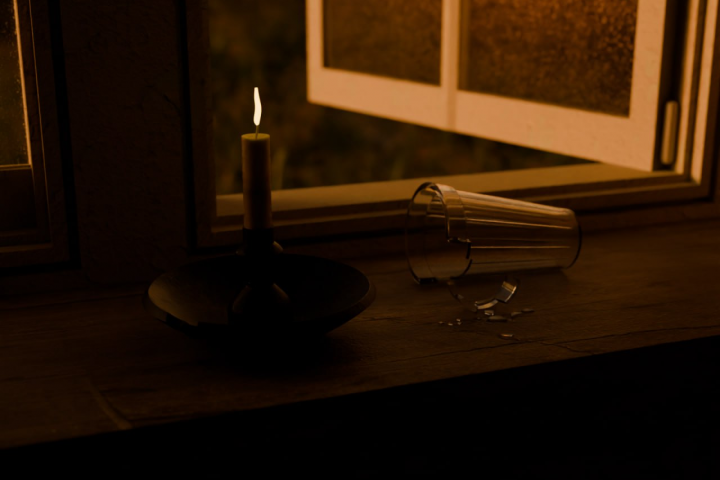 Разбитый стакан