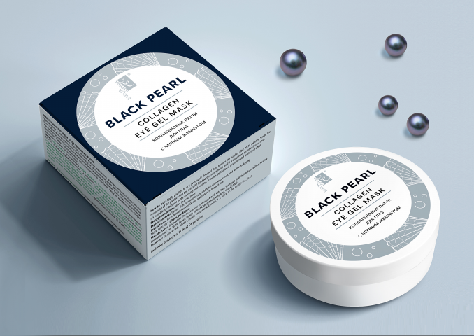 Дизайн упаковки для патчей «BLACK PERL»