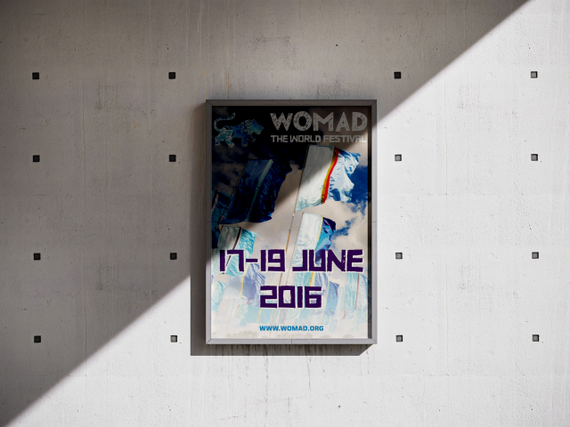 Рекламный стенд WOMAD