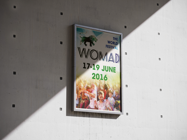 Рекламный стенд WOMAD