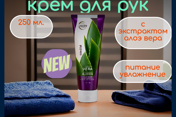 Создание карточки товара  на маркетплейсе "Крем для рук"
