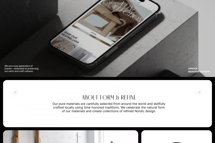 We from & refine (redesign concept)