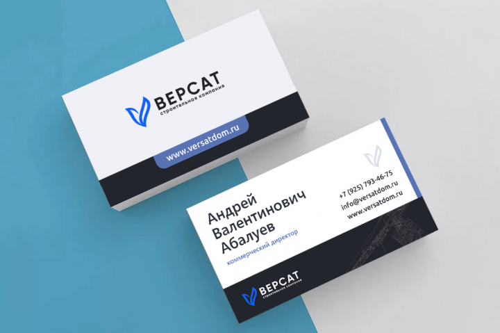 Дизайн логотипа и визитки "Версат"