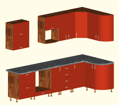 Угловая кухня