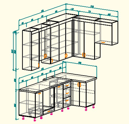 Угловая кухня