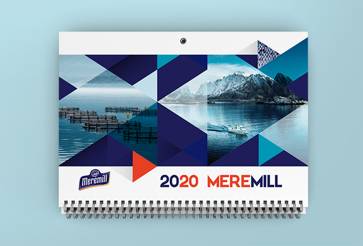 Квартальный календарь для компании MEREMILL
