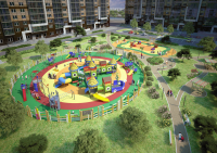 Визуализация жилого микрорайона