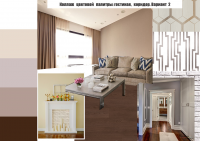 Коллаж стилистического и цветового решения