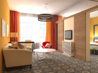 Интерьер гостиничного номера