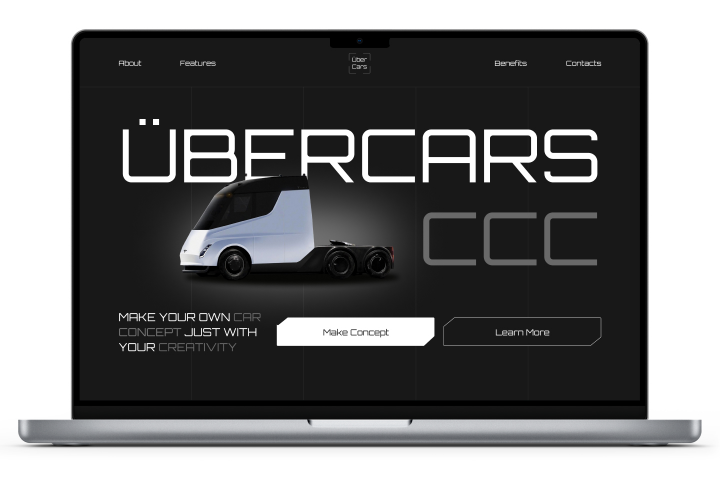 Главный экран "UberCars"