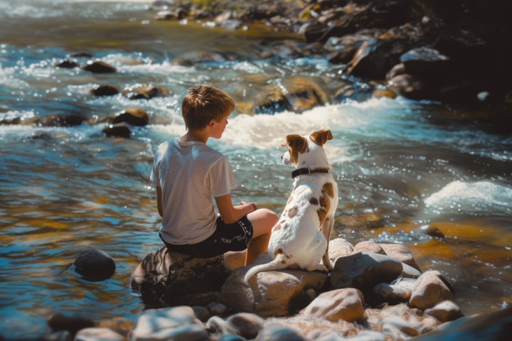 Юноша у реки