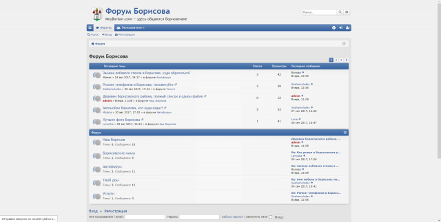 Форум Борисова