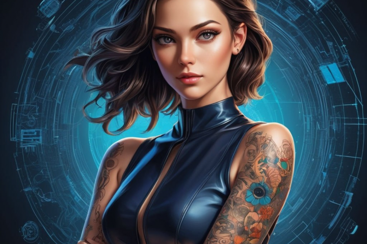 альтернативная героиня компьютерной игры Лара Крофт