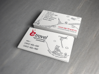 e travel (визитка)