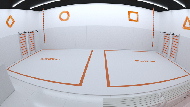 3D визуализация спортклуба/Заказ