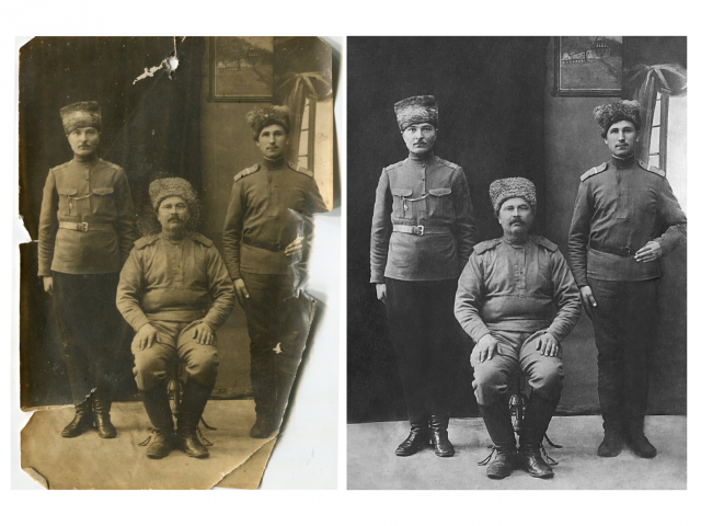 Реставрация старой фотографии