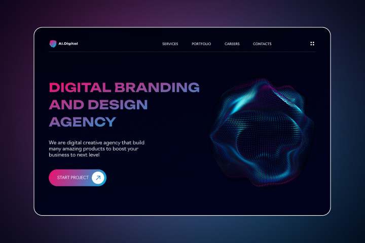 Digital agency | Landing page