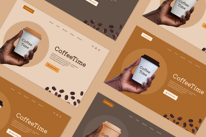 Color Concept for coffee shop