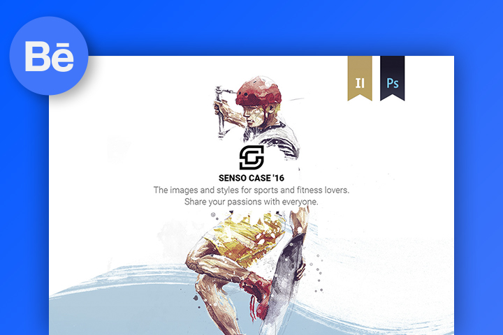 Drawiconic's cases for Behance