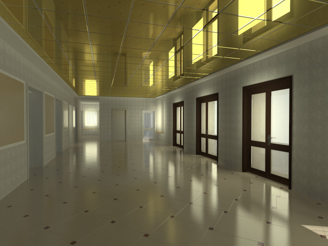 Вестибюль здания администрации