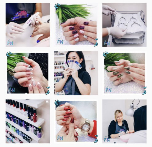 Шаблоны для инстаграма (студия маникюра и педикюра)