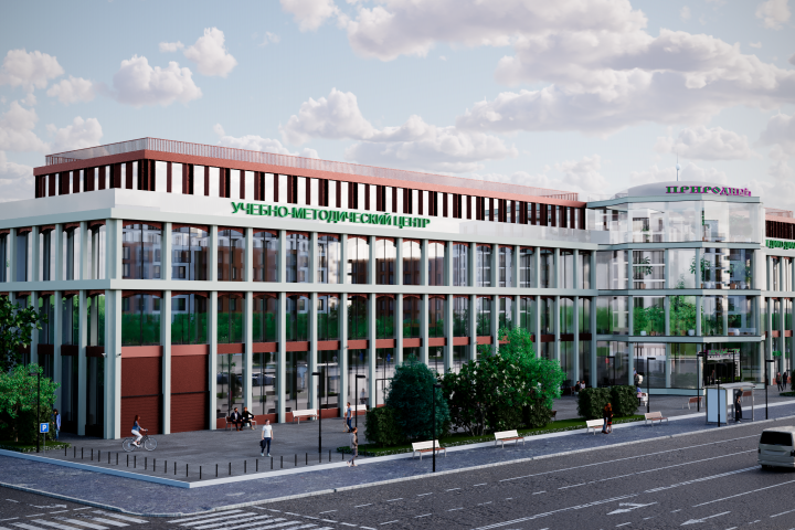 Визуализация здания