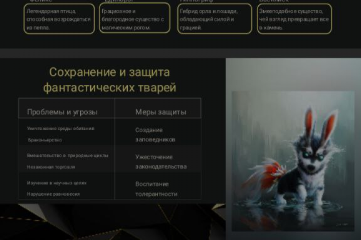 Презентация на тему фантастические твари