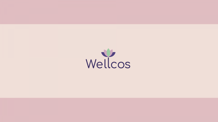 Логотип для бренда органической косметики Wellcos.