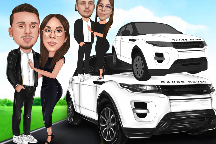 шарж с авто