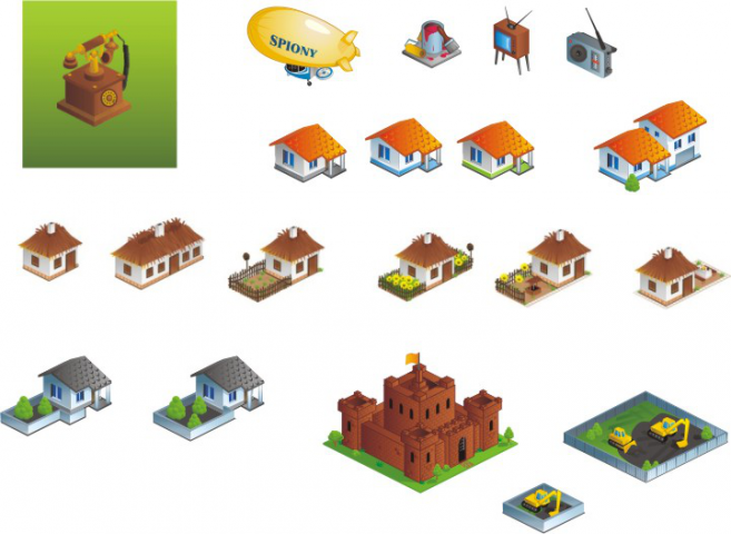 Домики и объекты