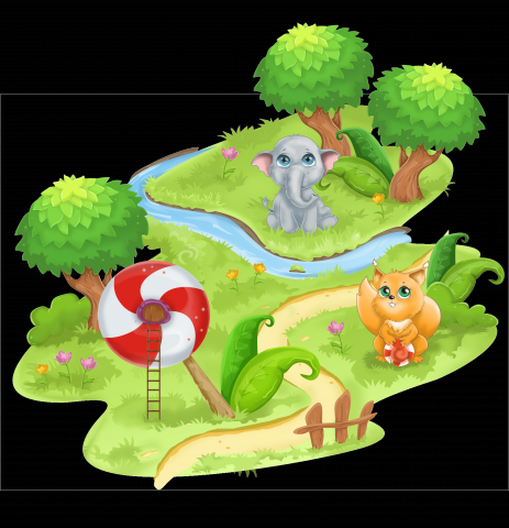 Кусочек фона для игры