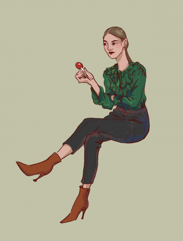 красный круг