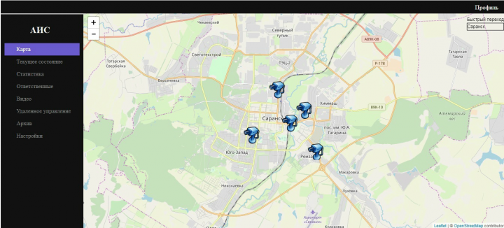 Автоматизированная информационная система мониторинга "АИС"