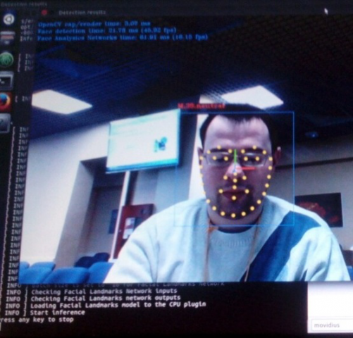 Программа детектирования сотрудников и определения их эмоций