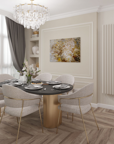 Дизайн кухни-гостиной