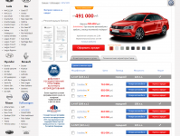 Наполнение витрины автосалона товарами, CMS Drupal