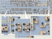 Отрисовка плана офиса